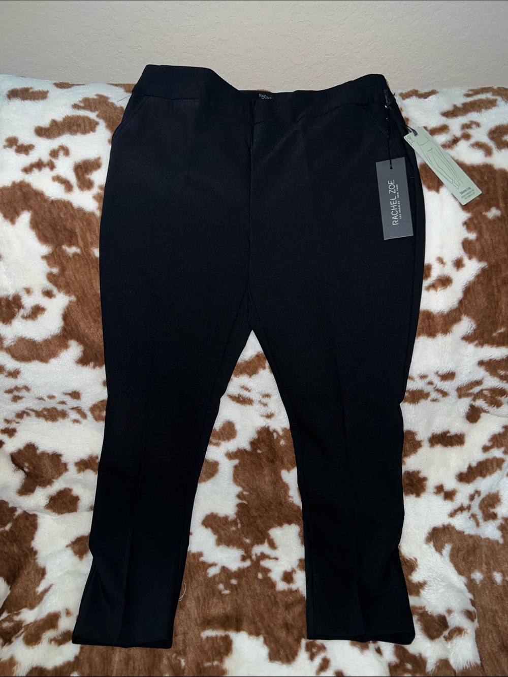 Rachel Zoe Women’s Black Dress Pants - Slim Tailored Cut